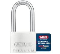 ABUS Cadenas 64TI/40HB40 Titalium - Aluminium, Anse Haute, Sécurité 5 | Corps en aluminium spécial extra-léger, anse en acier trempé, double verrouillage, 40 mm - idéal pour caves et casiers