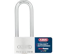 ABUS Cadenas 64TI/40HB63 Titalium - Anse Haute, Aluminium Spécial | Corps aluminium léger, anse acier trempé, double verrouillage - niveau sécurité 5, largeur 30 mm, poids 53 g, usage quotidien
