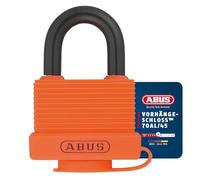 ABUS Cadenas 70AL/45 - aluminium massif, résistant aux intempéries, ABUS 5 - Orange