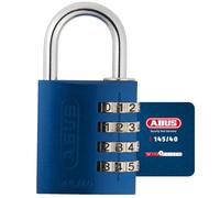 ABUS Cadenas à Code 145/40 - Corps Aluminium, Code Numérique Réglable | Cylindre à disque ABUS-Plus, double verrouillage - Revêtement Black Granit anticorrosion - 620 g, larg. 62,5 mm