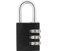 ABUS Cadenas à Combinaison 145/30 - Aluminium, Code 3 Chiffres | Pour casiers, armoires et valises à outils - niveau de sécurité 4 - poids 110 g - dimensions 41 x 77 x 17,5 mm