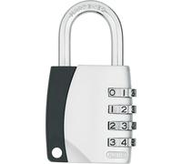 ABUS Cadenas à combinaison 155/40, boîtier en zinc moulé sous pression, code réglable individuellement, pour valises et casiers - niveau de sécurité ABUS 4, argenté