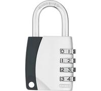 ABUS Cadenas à combinaison 155/40 – boîtier en zinc moulé sous pression, code réglable, Gris