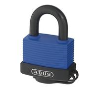 ABUS Cadenas Aqua Safe 70IB/50 en Laiton - Résistant aux Intempéries | Corps massif en laiton, anse en acier trempé NANO PROTECT - 40 mm, usage intérieur et extérieur