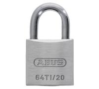 ABUS cadenas cadenas 64 Lock-Tag titane avec 2 clés