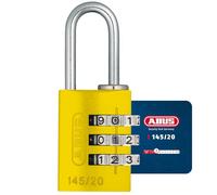 ABUS Cadenas codée en aluminium jaune 145 20