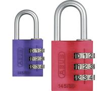 ABUS Cadenas codée en aluminium lila 145 30 & H10 46615 Cadenas à combinaison en aluminium Universel 145/30 Rouge