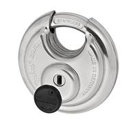 ABUS Cadenas Diskus 20/80 – résistant aux intempéries, soudure Diskus, niveau sécurité 9 – Argenté