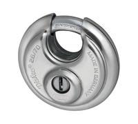 ABUS Cadenas 26/70 12790 – résistant aux intempéries, cyl. anti-perçage/arrachement – Argent