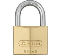 ABUS Cadenas en Laiton 65/40 - Lot de 3, Fermeture Identique, Niveau 5 | Corps massif en laiton, anse en acier trempé NANO PROTECT - Niveau de sécurité 5 - Intérieur & extérieur