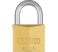 ABUS Cadenas Laiton 65/35 - Corps Massif, Anse Acier Trempé | Corps en laiton massif, revêtement Nano Protect, cylindre à goupilles de précision - idéal extérieur & intérieur