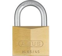 ABUS Cadenas 65/45 mm Classik - corps en laiton, anse en acier trempé, niveau de sécurité 5