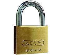 ABUS Cadenas laiton 65/50 - Serrure de cave, de casier, etc. - corps en laiton - anse en acier trempé - niveau de sécurité 6