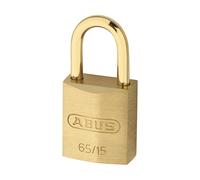 ABUS Cadenas Laiton 65MB/40 - Sécurité Niveau 5, Corps Massif | Code à 4 chiffres personnalisable - Corps en laiton - Arceau inox - Dimensions 52x115x24 mm - Niveau de sécurité 5