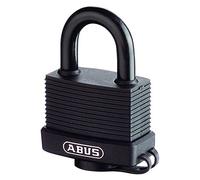 ABUS Cadenas laiton 70/45 - Résistant aux intempéries - corps de serrure en laiton - enrobage plastique résistant aux chocs - niveau de sécurité ABUS 5