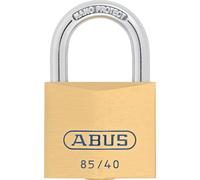 ABUS Cadenas laiton 85/40 - pour portes de caves, remises, etc. - résistant aux intempéries, corps en laiton - anse en acier trempé - niveau de sécurité 6