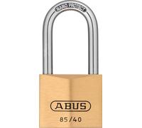 ABUS Cadenas laiton 85/40HB40 - avec anse haute - pour portes de caves, remises et autres. - résistant aux intempéries, anse en acier trempé - niveau de sécurité 6