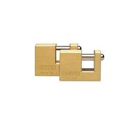 Cadenas laiton de sureté rectangulaire Abus - Anse 14 mm - Longueur 63 mm