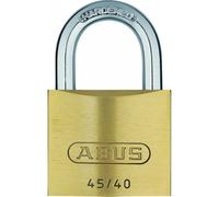 ABUS Cadenas 118265 Lot de 4 45/40 laiton massif avec clés (blister)