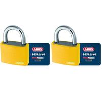 ABUS Cadenas T65AL/40 myLOCK - Corps Aluminium, Arceau Inscriptible (Lot de 2)