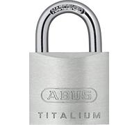 ABUS Cadenas 54TI/40 TITALIUM - Lot de 3 - Cadenas léger en aluminium avec anse en acier trempé - Double verrouillage de l'anse - Niveau de sécurité 3