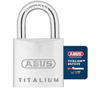 ABUS Cadenas Titalium 64TI/25 - Aluminium, Acier Trempé, Niveau 4