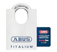 ABUS Cadenas Titalium 96CSTI/50 - Aluminium Léger, Niveau de Sécurité 8 | Anse protégée Closed Shackle, acier trempé Nano Protect - largeur 60 mm - poids 350 g - clé réversible
