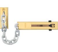 ABUS Chaîne de Porte SK66 - Acier Trempé, sans Clé, Sécurité Niveau 4 | Protection anti-intrusion pour entrée et appartement - choix de couleurs : brun, laiton, nickel, blanc - blocage à ressort