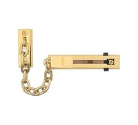 ABUS Chaîne de porte SK66 pour porte d'entrée et porte d'appartement - Chaîne de sécurité avec sécurité enfants pour portes fermant à gauche et à droite - laiton