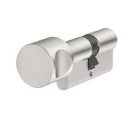 Abus Cylindre À Clé Mécanique Euro Thumbturn Nickel Perle Z40Mm / K50Mm Visi