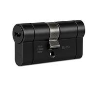 Abus Cylindre de Porte D66PS Noir avec Fonction Débrayable et Caractéristique Pre-Snap, 30x40 mm, 5 Clés Incluses