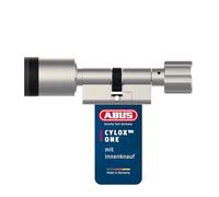 ABUS Cylindre de porte électronique Cylox One - Ouverture sans ylindre de serrure intelligent avec protection anti-perçage - ouverture par poignée extérieure - Longueur côté extérieur/côté