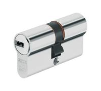 ABUS Cylindre Profilé XP20SN 30/100 - Double Serrure, Carte de Sécurité | Fonction urgence/danger, anti-choc breveté, 12 éléments sur 3 niveaux, clé à pipe avec goupille en pointe
