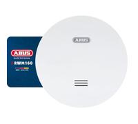 ABUS Détecteur de fumée plat RWM160 - Avec batterie de 10 ans - Label Q et DIN EN 14604 - Réduit le clignotement de nuit