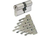 ABUS Double cylindre A93 - 30/35 mm - Avec 10 clés - Avec fonction débrayable et protection anti-perçage - Profil C73 C83