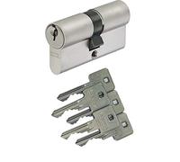 ABUS Double cylindre A93 - 30/45 mm - Avec 5 clés - Avec fonction débrayable et protection anti-perçage - Profil C73 C83