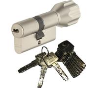 ABUS EC550 Cylindre à bouton longueur Z30/K30mm (c=60mm) avec 10 clés, SKG** protection anti-perçage