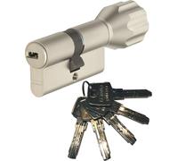 ABUS EC550 Cylindre à bouton longueur Z30/K30mm (c=60mm) avec 5 clés, SKG** protection anti-perçage