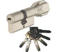 ABUS EC550 Cylindre à bouton longueur Z30/K30mm (c=60mm) avec 6 clés, SKG** protection anti-perçage