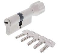 ABUS EC550 - Cylindre à bouton profilé, longueur 50/50 mm, avec 5 clés