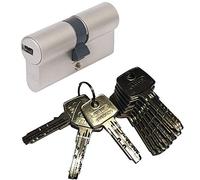 ABUS EC550 double cylindre longueur (a/b) 40/40mm (c=80mm) avec 10 clés, SKG** protection anti-perçage