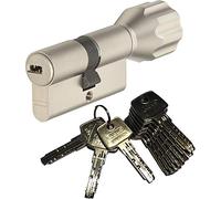 ABUS - EC550 Profil-Cylindre à bouton Longueur Z45/K35mm avec 10 Clés