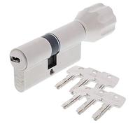 ABUS EC550 Profil-Cylindre à bouton Longueur Z45/K35mm avec 6 Clés