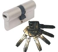 ABUS EC550, serrure à double cylindre, longueur (a/b) 45/60 mm (c=105 mm), avec 6 clés, protection anti-perçage SKG**