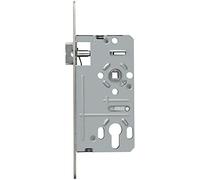 Abus ESK PZ2 583933 Mortice Lock Universal Small | Manchette 20 mm arrondie, mandrin 55 mm, distance 72 mm - Loquet et piège en métal