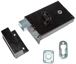 Abus FE9762207A SA H CE G Serrure en applique avec poignée Horizontale et fermeture à clé, pour ouverture extérieur gauche 80 x 140