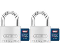 Abus H17 54573 Cadenas xtérieur Titalium 64TI/40 (Lot de 2)