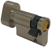 Abus KE5N10/30 Demi-Cylindre à bouton Nickelé E5 10 x 30 mm 47739