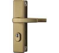 Abus KLZS714 F3 08421 Ferrure de protection pour porte Avec protection de barillet et poignée rectangulaire des 2 côtés, 08420