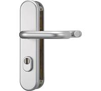 ABUS KLZS714 FS1 Ferrure de Sécurité de Porte avec Protection de Cylindre - Argent - 42555